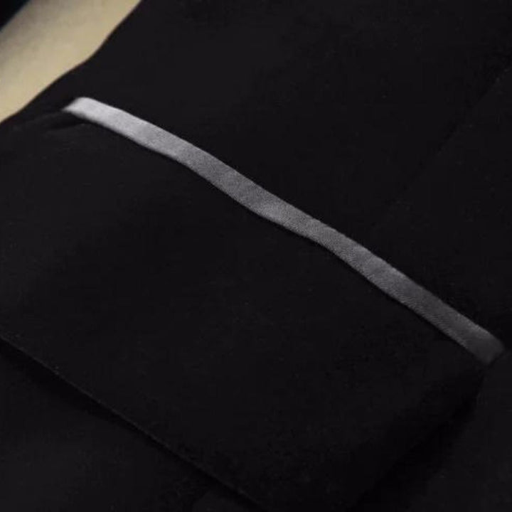 Aliams | Blazer Aus Samt mit Satinaufschlägen