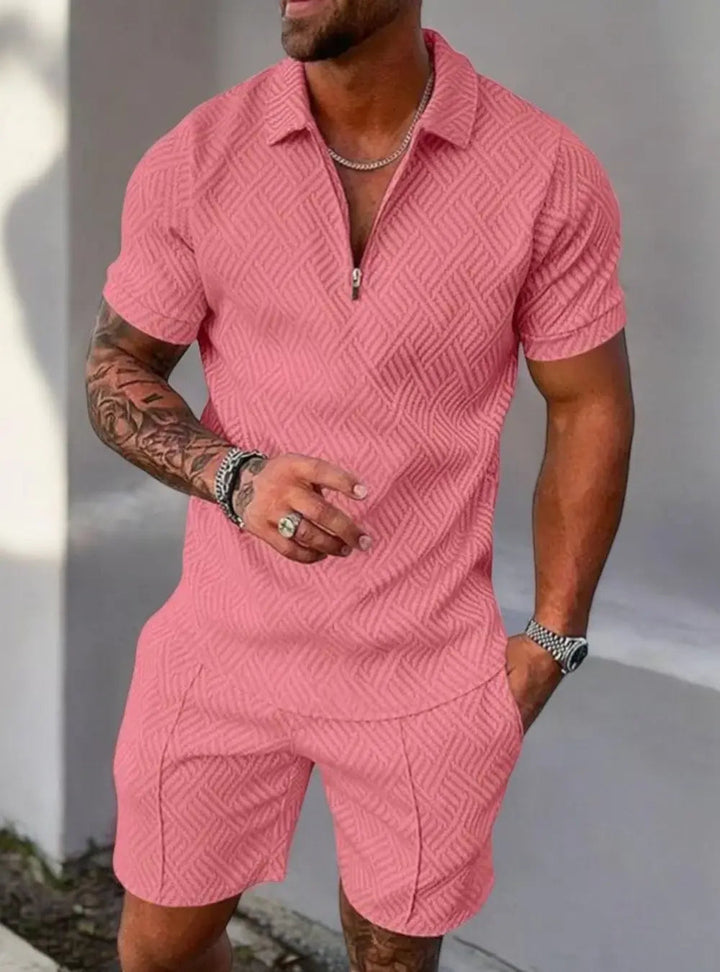 Aliams | Herren Sommer Hemd und Hose Satz