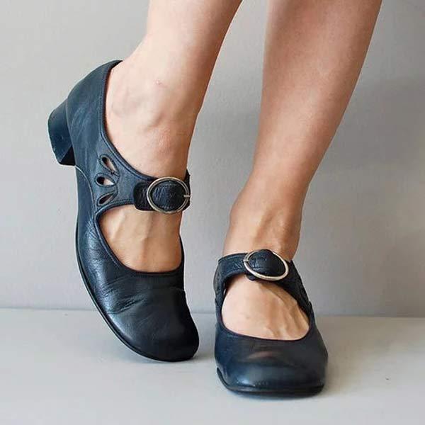 Aliams | Beatrice Keil Leder Orthopädische Schnallensandalen