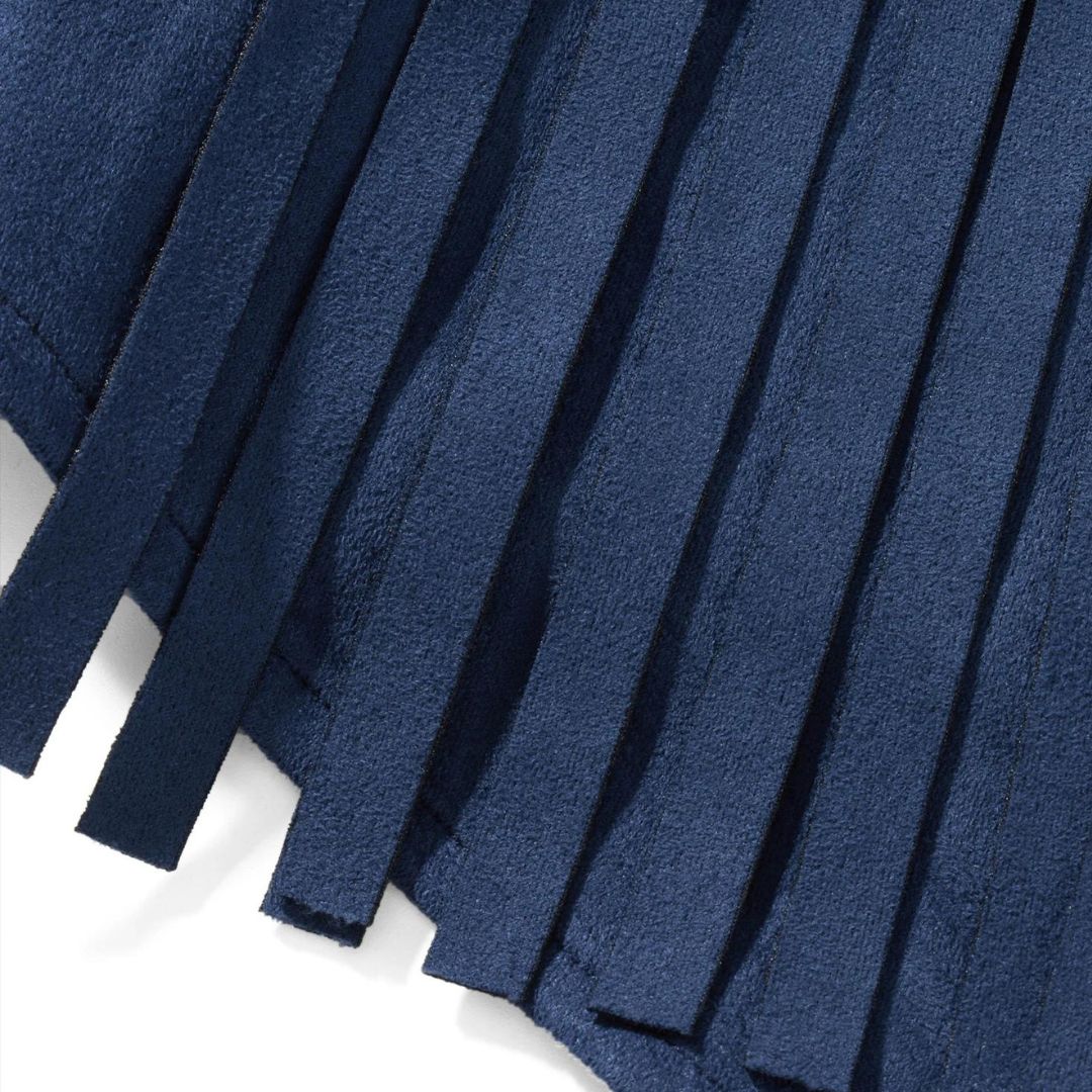 Aliams | Wildleder-Weste Mit Fransen Und Knopfdetail