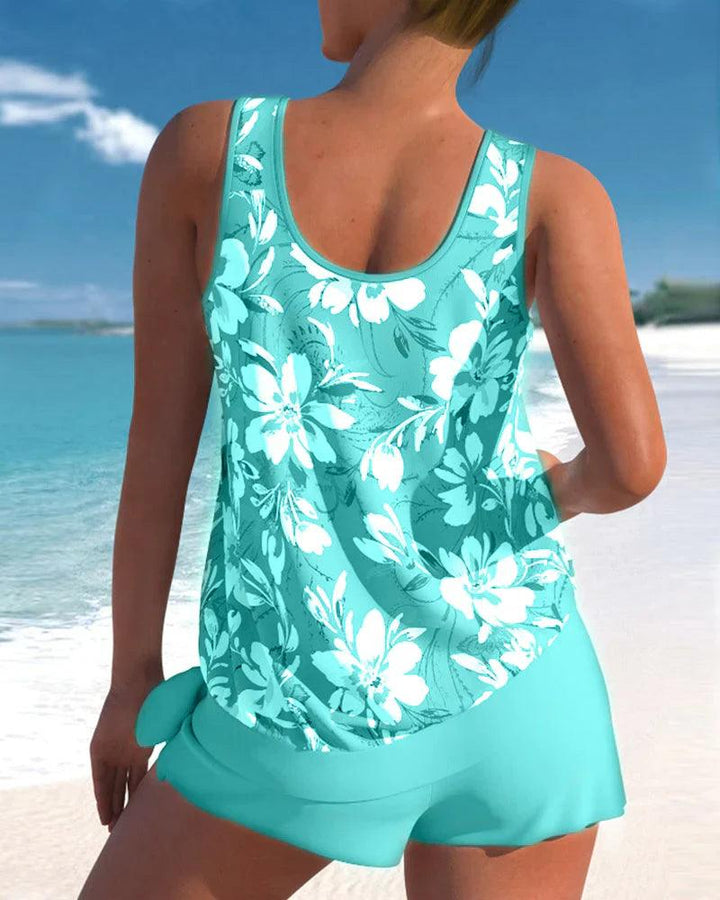 Aliams | Tankini Badeanzug Stylisches Zweiteiliges Badeanzug-Set