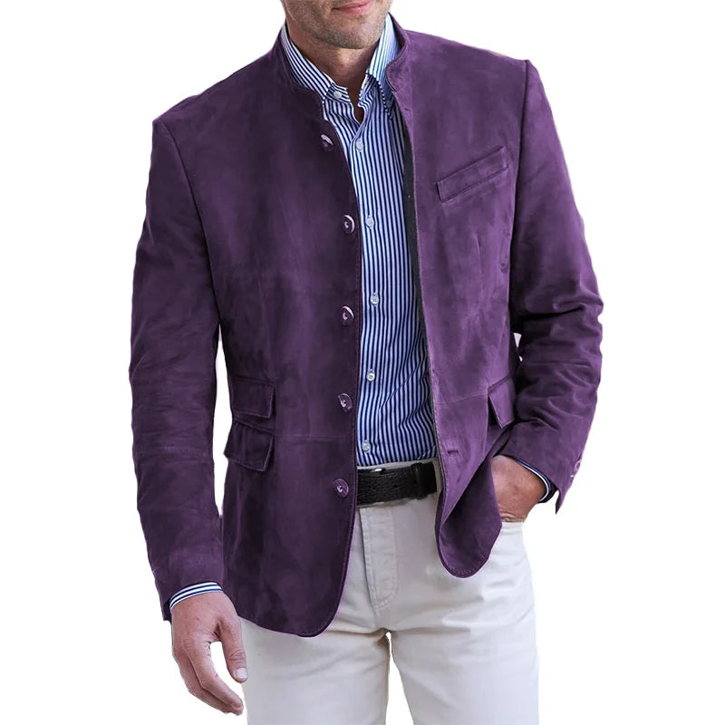 Aliams | Klassische Button-Down-Jacke Für Männer