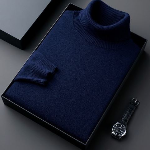 Rollkragenpullover Herren – Weicher Rollkragenpullover Für Winterkomfort