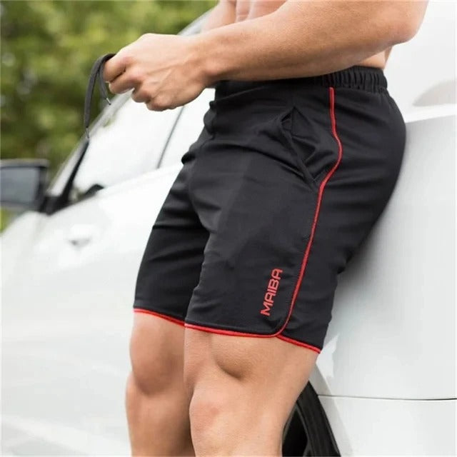 Slim Fit Badehose aus elastischem Stoff für Herren
