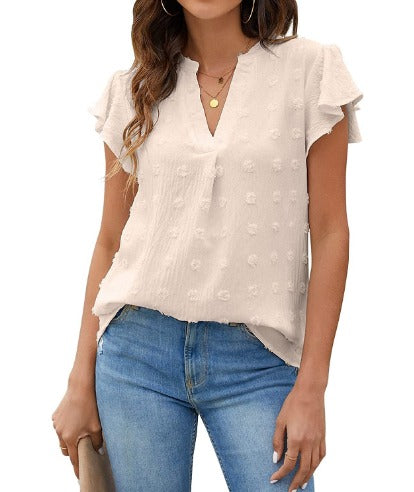 Aliams | Bluse mit Patchwork und Rüschen