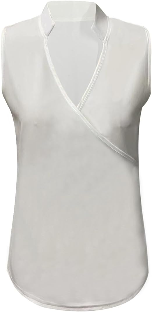 Aliams | Elegantes Ärmelloses Einfarbiges Top