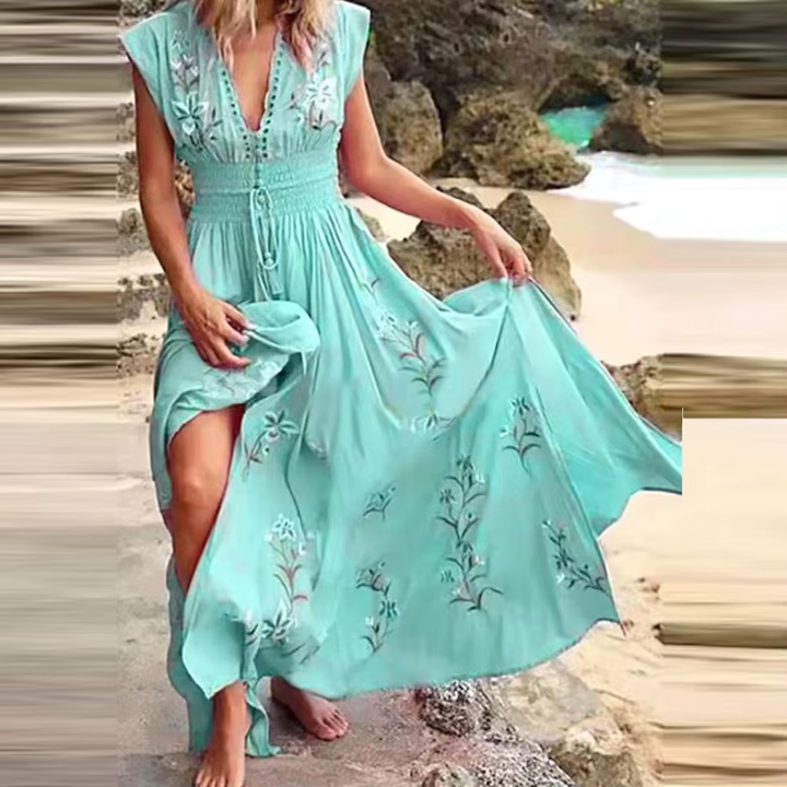 Aliams | Boho Kleid mit Stickereien für Einen Traumhaften Sommerlook
