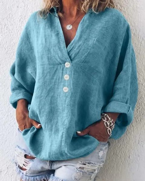 Aliams | Sommerbluse Aus Leinen