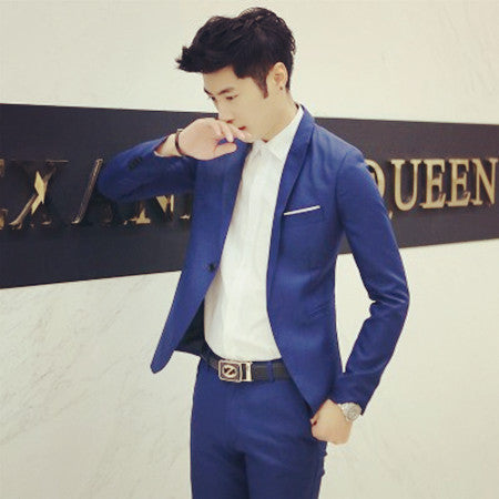 Herren Eleganter Anzug mit moderner Slim-Fit-Silhouette Aliams