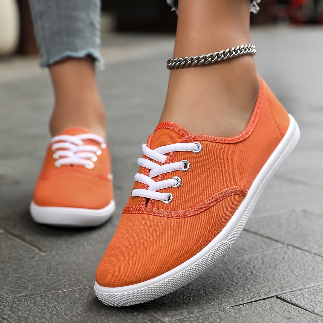 Aliams | Bequeme Niedrige Canvas Schnürschuhe