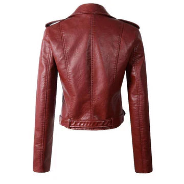 Aliams | Elegante Premium Lederjacke für Damen Luxus und Stil