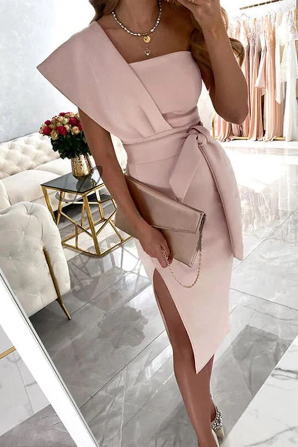 Aliams | Carrie In Paris Knoten Taille Bleistiftkleid