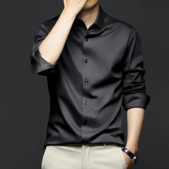 Herren Seidenhemd – Elegant, Vielseitig & Bequem