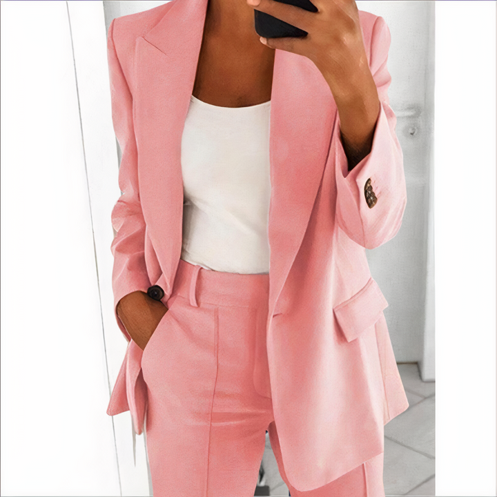 Blazer Set Mit Jacke Und Hose