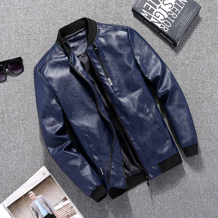 Herren Bikerjacke im modernen Design mit praktischen Taschen Aliams