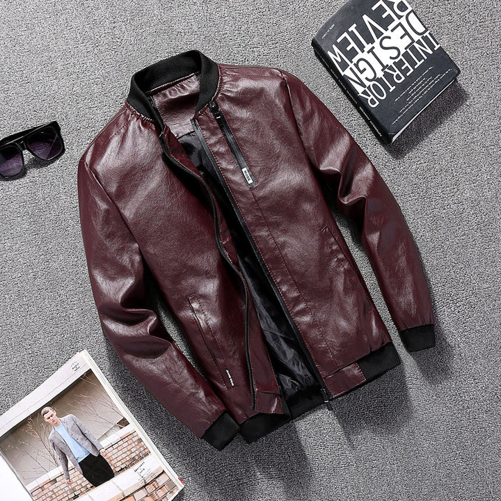 Herren Bikerjacke im modernen Design mit praktischen Taschen Aliams