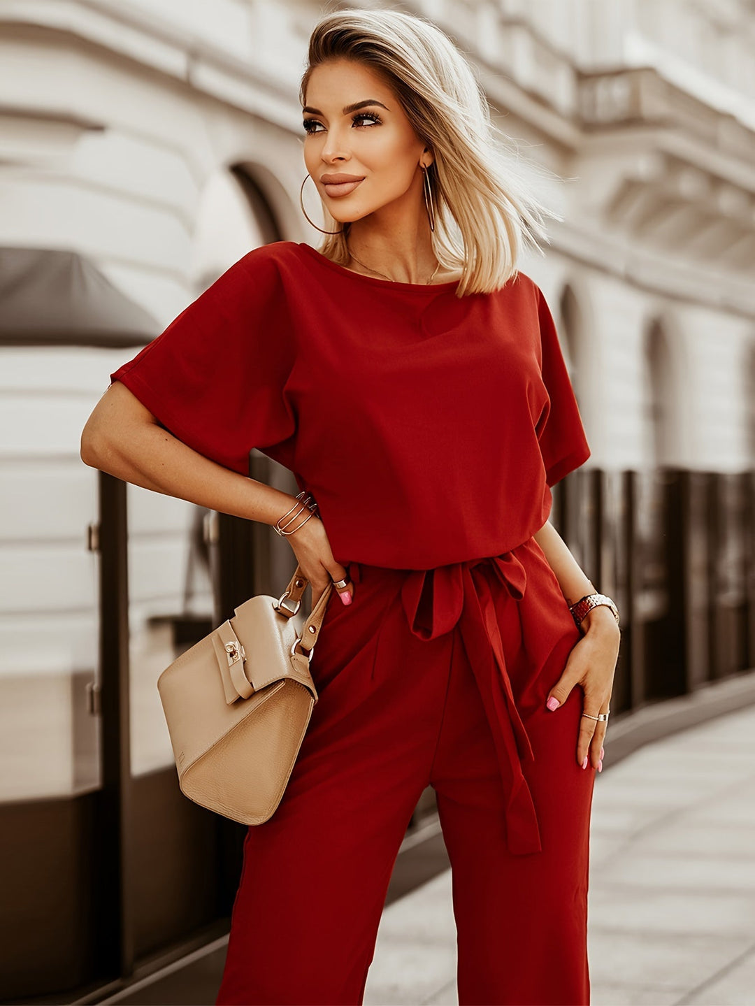 Borgy - Jumpsuit mit weitem Bein