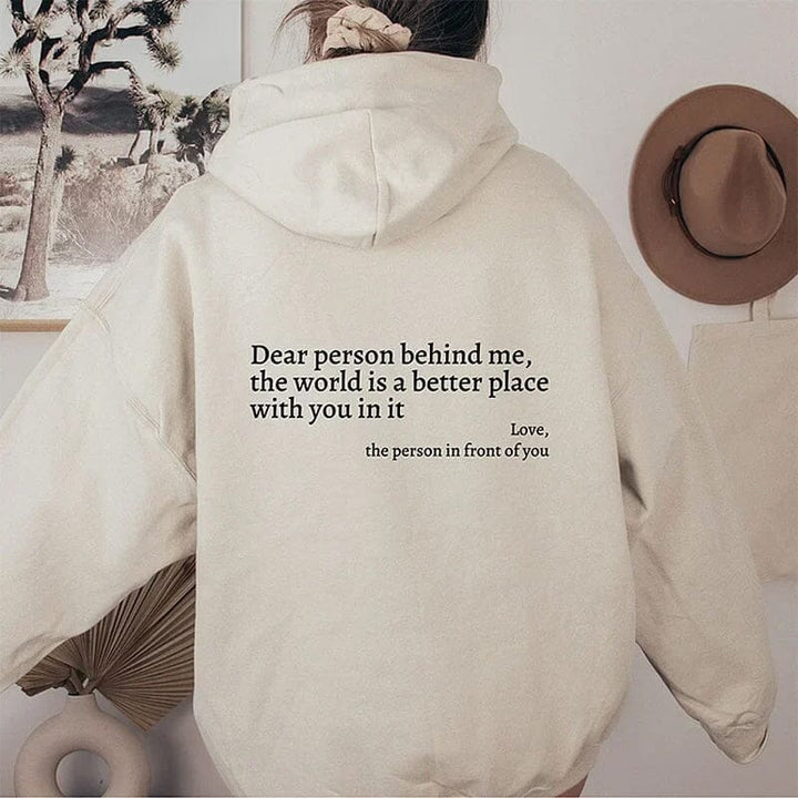 Aliams | "Dear Person Behind Me" Hoodie