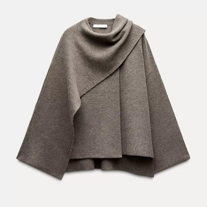 Damen Cape Mantel - Trendy & Bequem Für Herbst