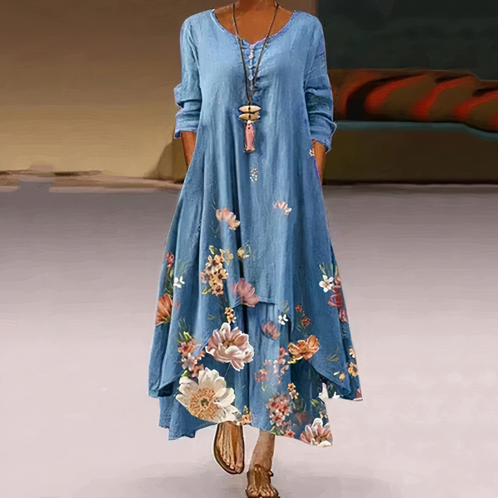 Aliams | Elegantes Mode Baumwollkleid