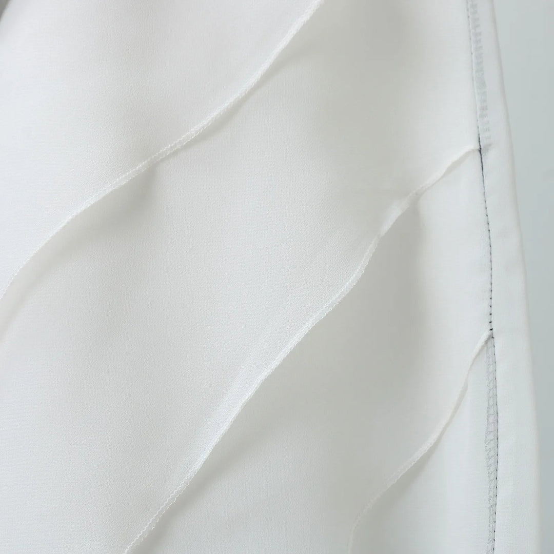 Lidini Elegantes mehrlagiges Ombre-Kleid