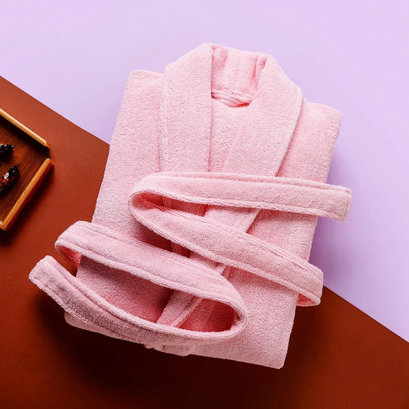 Herren Bademantel Lang Super Weich & Warm