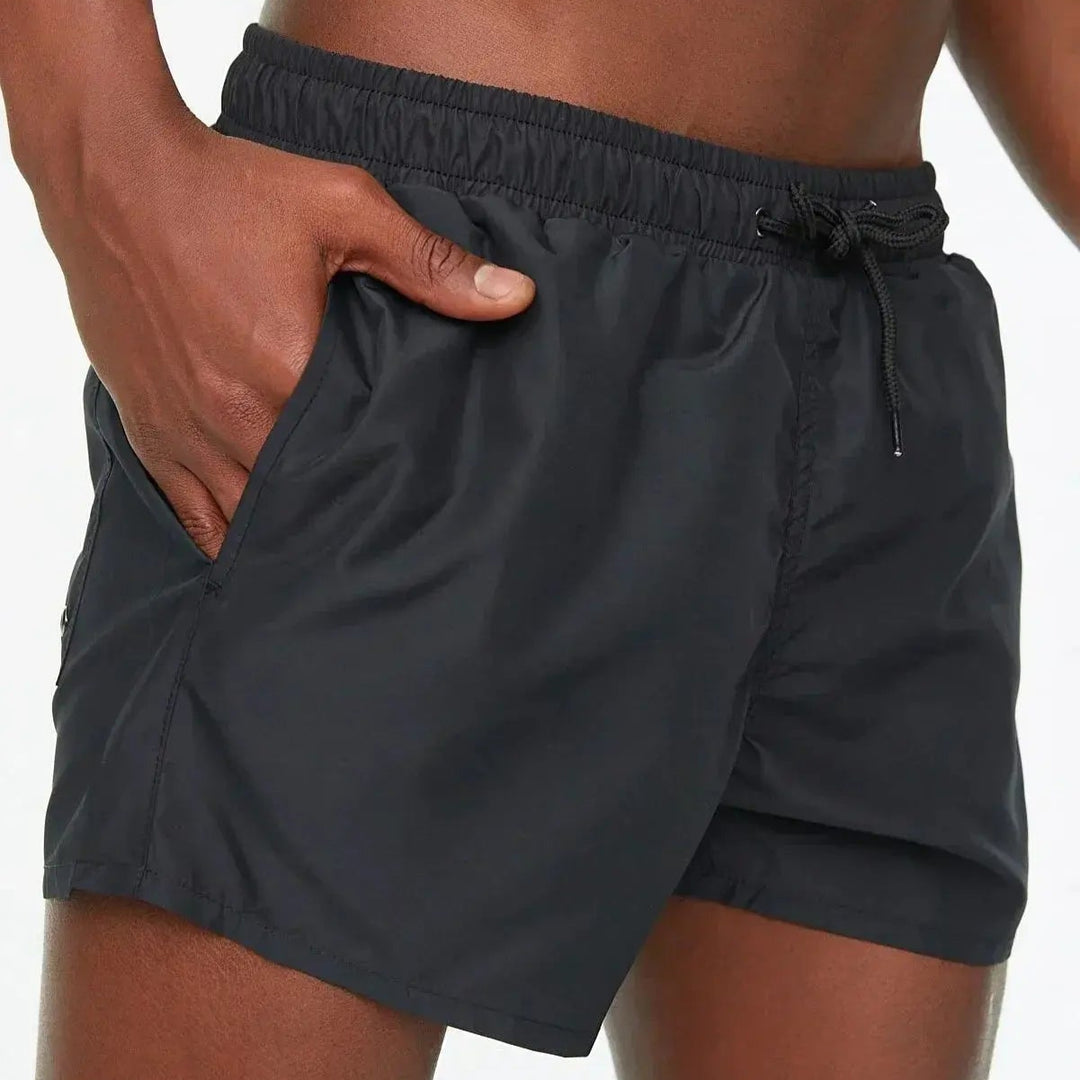Herren Badeshorts Schwarz – Leicht & Für den Sommer