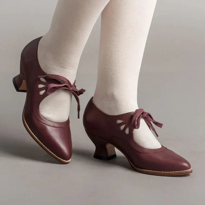 Aliams | Edwardianische Lederschuhe für Damen