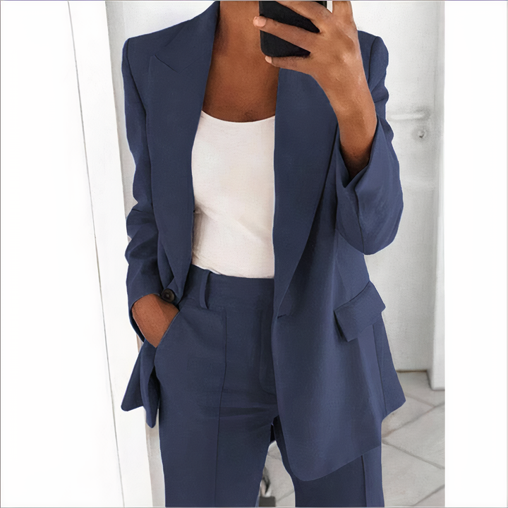 Blazer Set Mit Jacke Und Hose