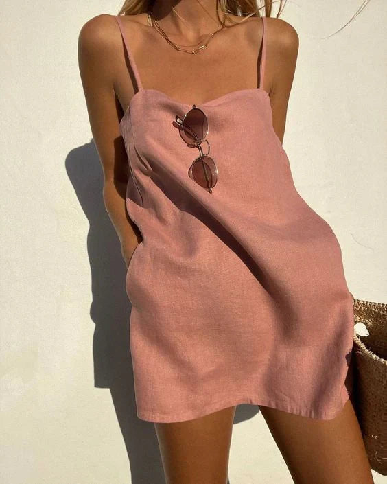 Mini Kleid mit Trägern