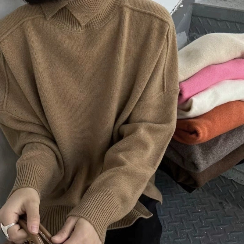 Damen Herbst-Strickpullover - Klassisch & Stilvoll