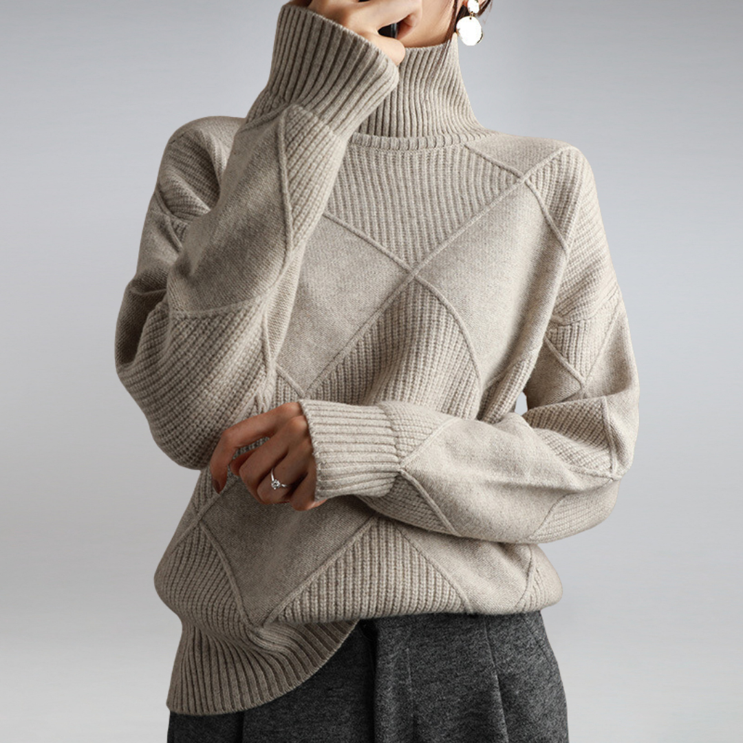 Aliams | Kaschmir Rollkragenpullover Pullover mit luxuriösem Touch und atmungsaktiver Wärme