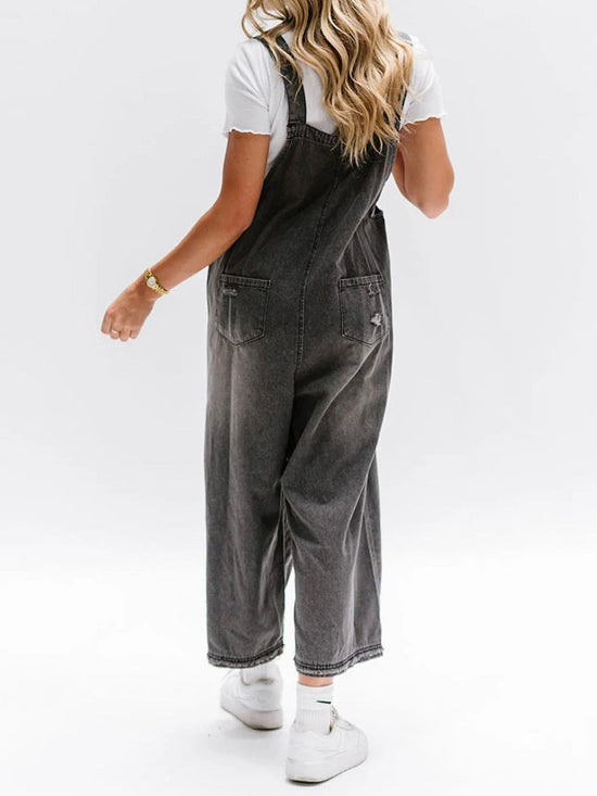 Aliams | Damen Lockere Denim Overall Komfortabel & Stilvoll