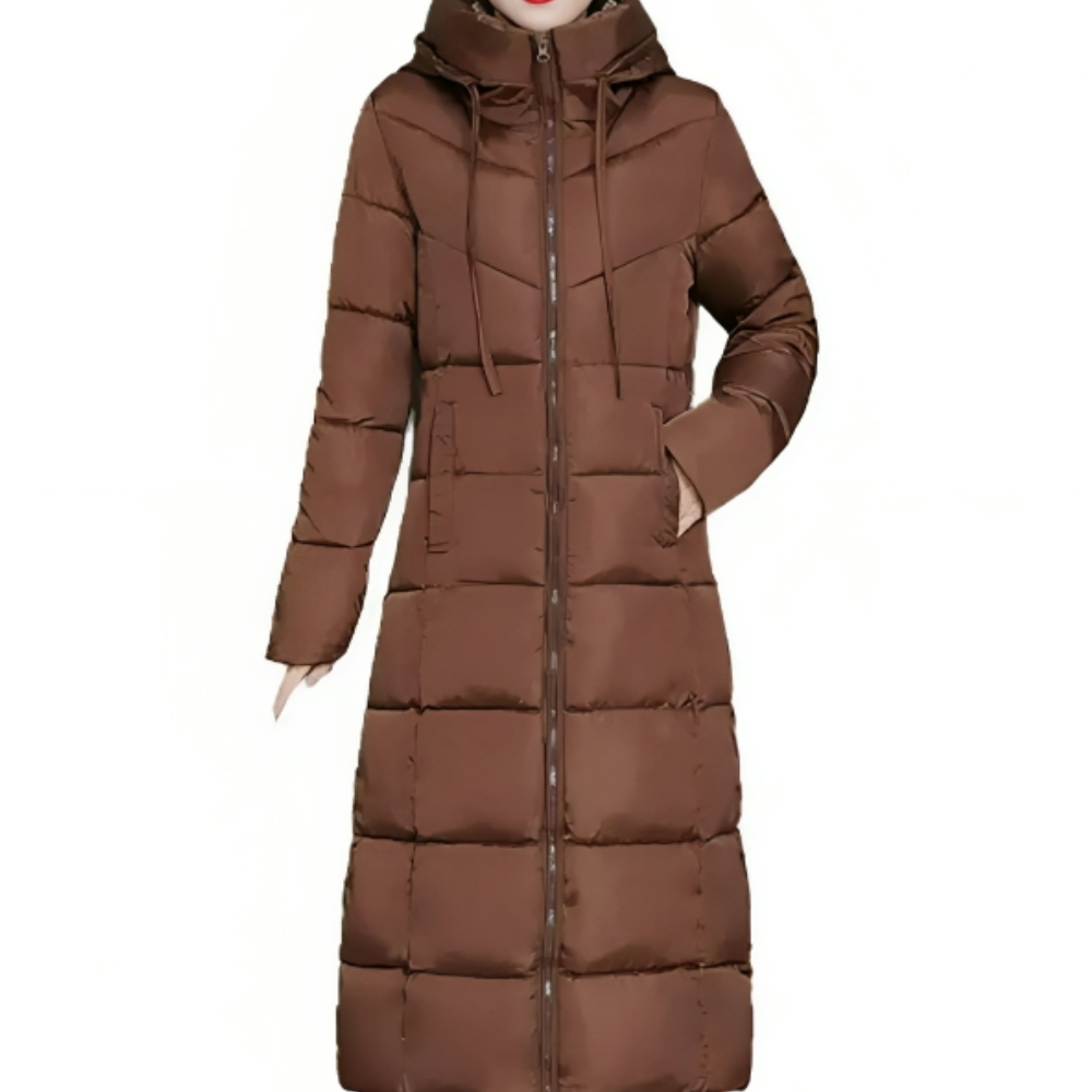 Jastin | Lange Pufferjacke Kuscheliger Winterstil