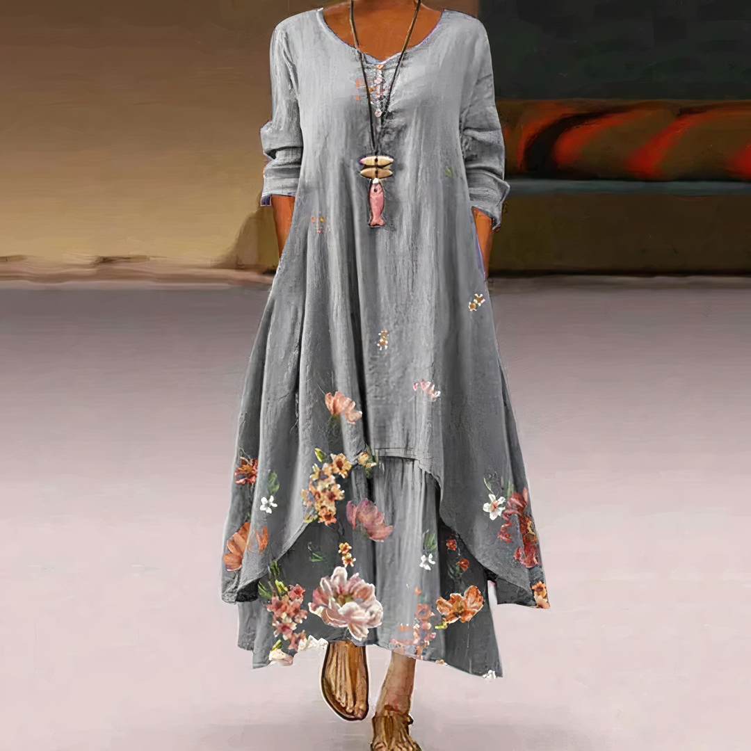 Aliams | Elegantes Mode Baumwollkleid