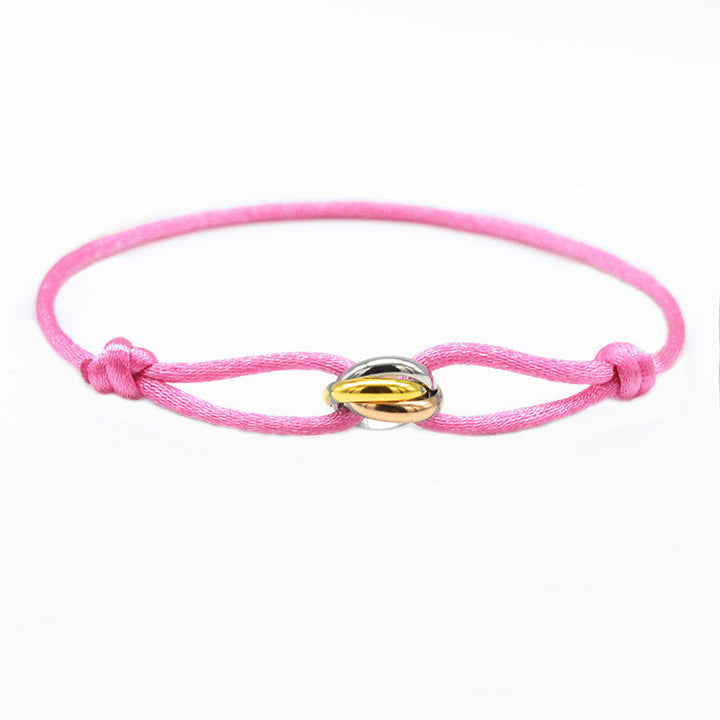 Aliams | Handgefertigtes Paar Edelstahl Diy Tragband