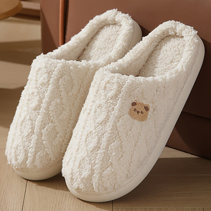 Kuschelige, Plüschgefütterte Winterpantoffeln