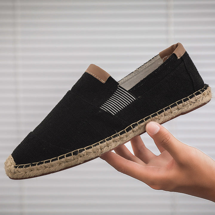 Sommerschuhe aus Leinwand & Stroh – Leicht | Unisex