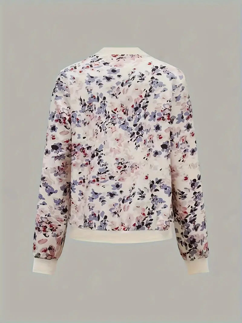 Aliams | Bomberjacke Mit Blumenmuster