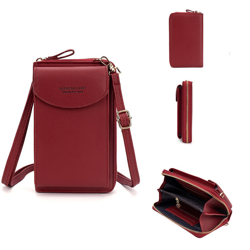Damen Clutch Geldbörse Mit Handgelenkriemen