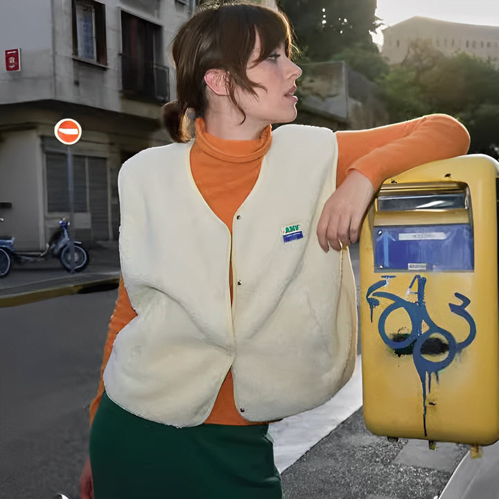 Aliams | Gewebter Offener Strick-Cardigan für Damen