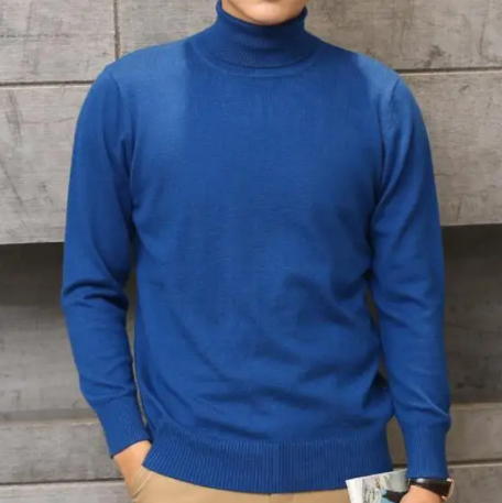 Eleganter Rollkragenpullover Herren | Klassischer Strickpullover