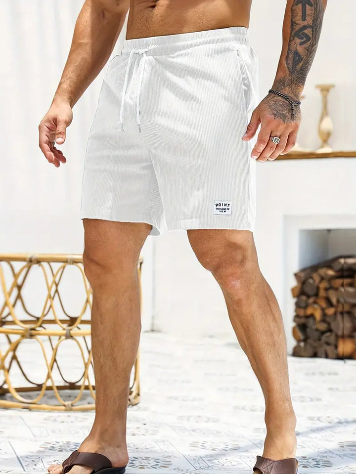 Kurze Badehose mit Stretchbund für Herren