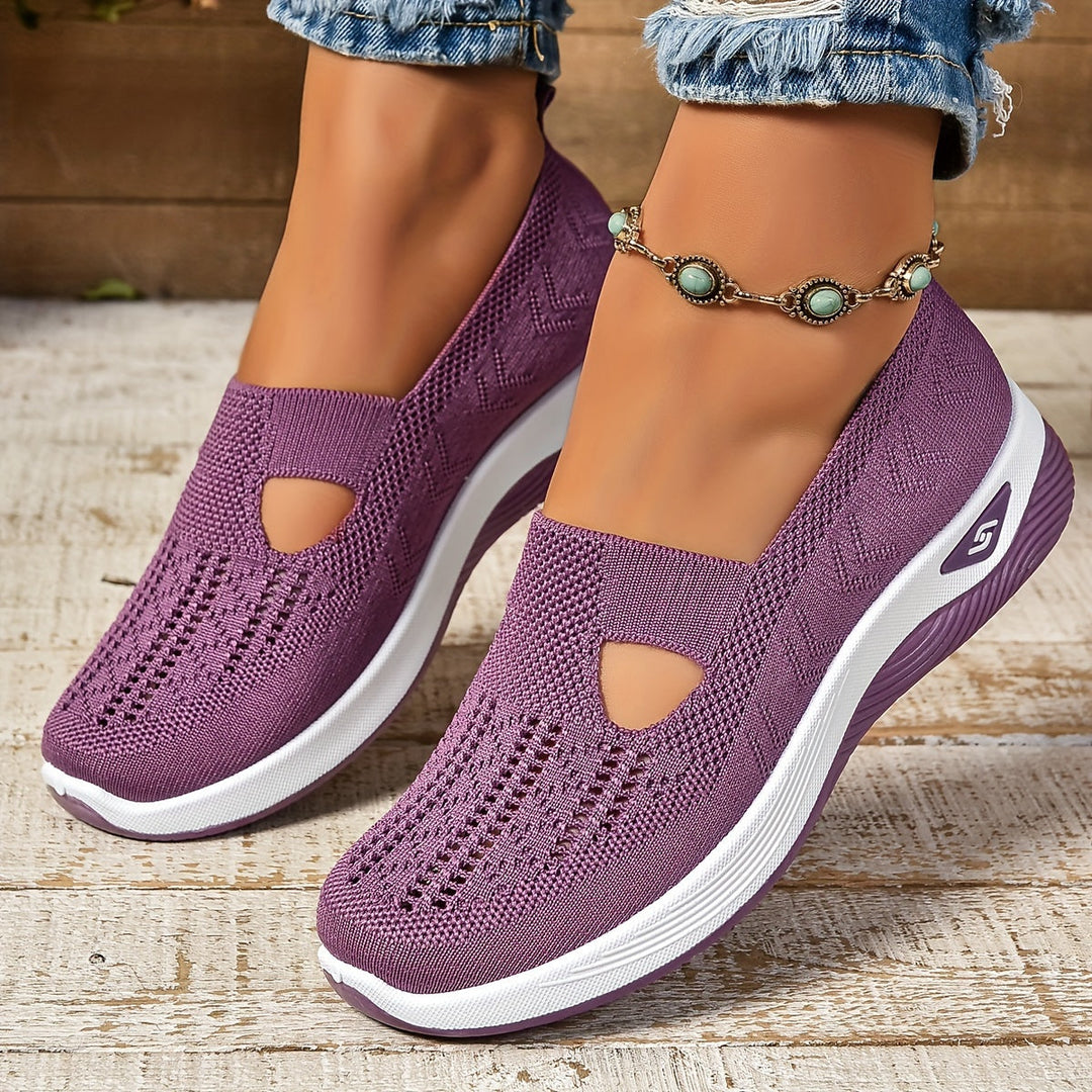 Aliams | Atmungsaktive Orthopädische Slip On Sneakers für Damen