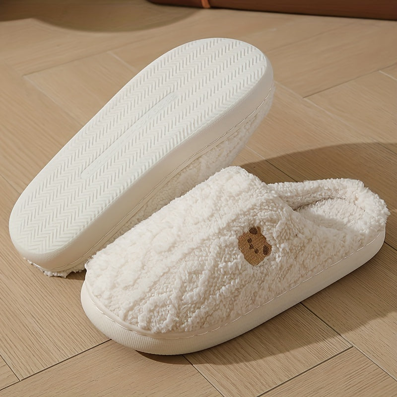 Kuschelige, Plüschgefütterte Winterpantoffeln