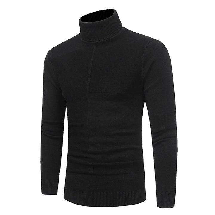 Herren Hochwertiger Rollkragenpullover aus weichem Strick Aliams