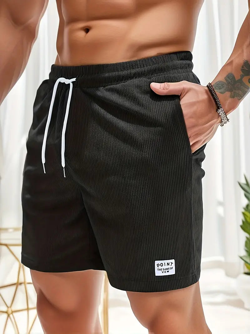 Kurze Badehose mit Stretchbund für Herren