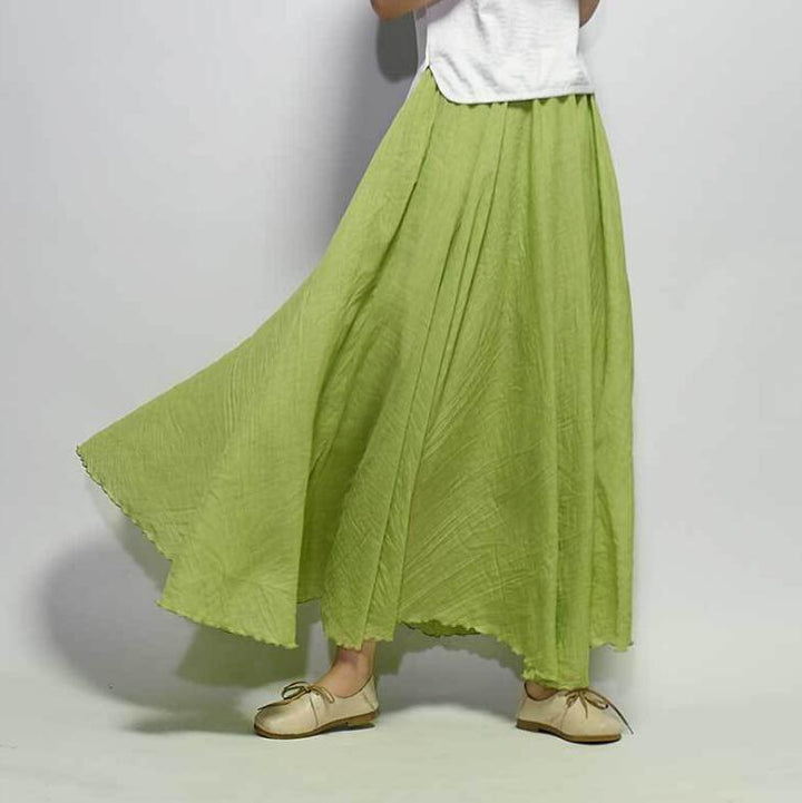 Aliams | Lässig Fallender Boho Maxi Rock für Damen