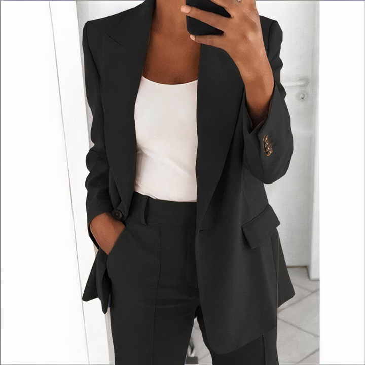 Blazer Set Mit Jacke Und Hose