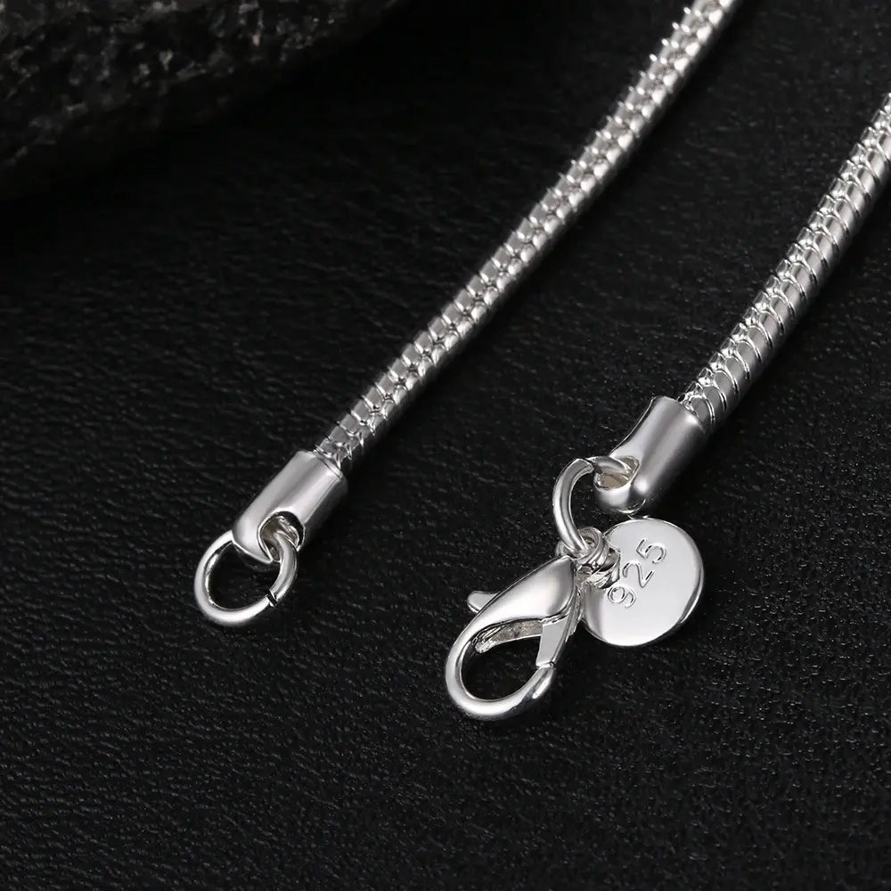Aliams | 925 3Mm Sterling Silber Schlangen Kette